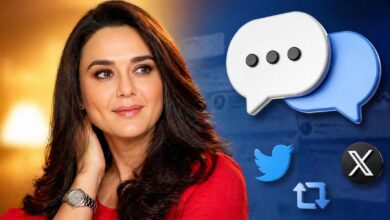 Preity Zinta viral reply 2026 showing actress reacting to social media comment
