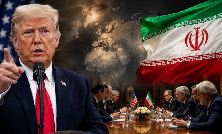 Trump Iran peace deal warning 2026 showing diplomatic tensions between the US and Iran