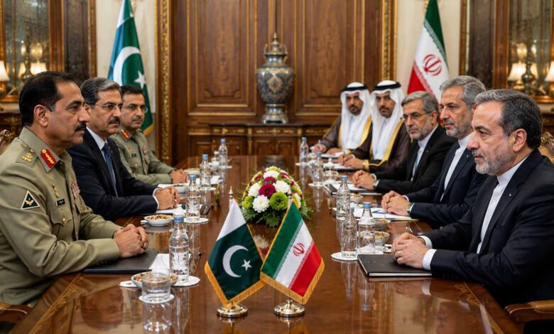 Asim Munir Abbas Araqchi meeting 2026 during diplomatic talks in Tehran