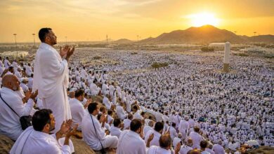Hajj 2026 Wuqof Arafat with millions of pilgrims gathered in the plains of Arafat