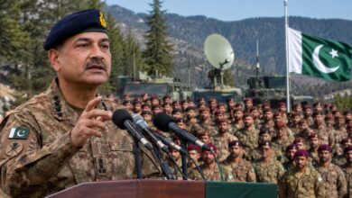 Asim Munir Pakistan progress statement 2026 during military visit and security speech