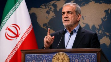 Masoud Pezzekian Iran warning 2026 during speech on US-Iran diplomatic tensions