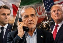 Iran US tensions 2026 showing Masoud Pezeshkian during diplomatic talks with global political backdrop