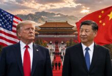 Trump China visit 2026 showing diplomatic talks between US, China, and Iran