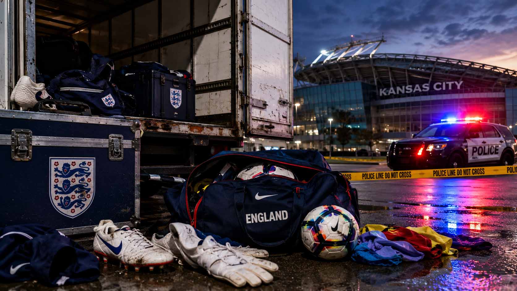 England Team Equipment Stolen before FIFA World Cup 2026 preparations in Kansas City
