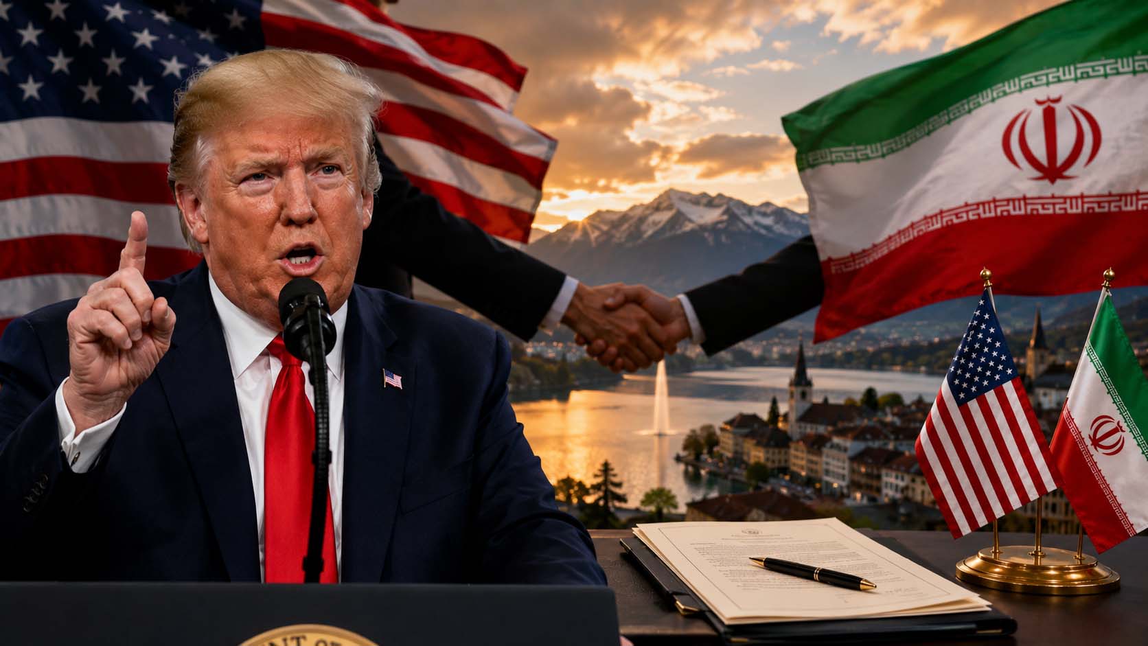 Donald Trump discusses the US-Iran Deal and rejects reports of a $300 million payment to Iran