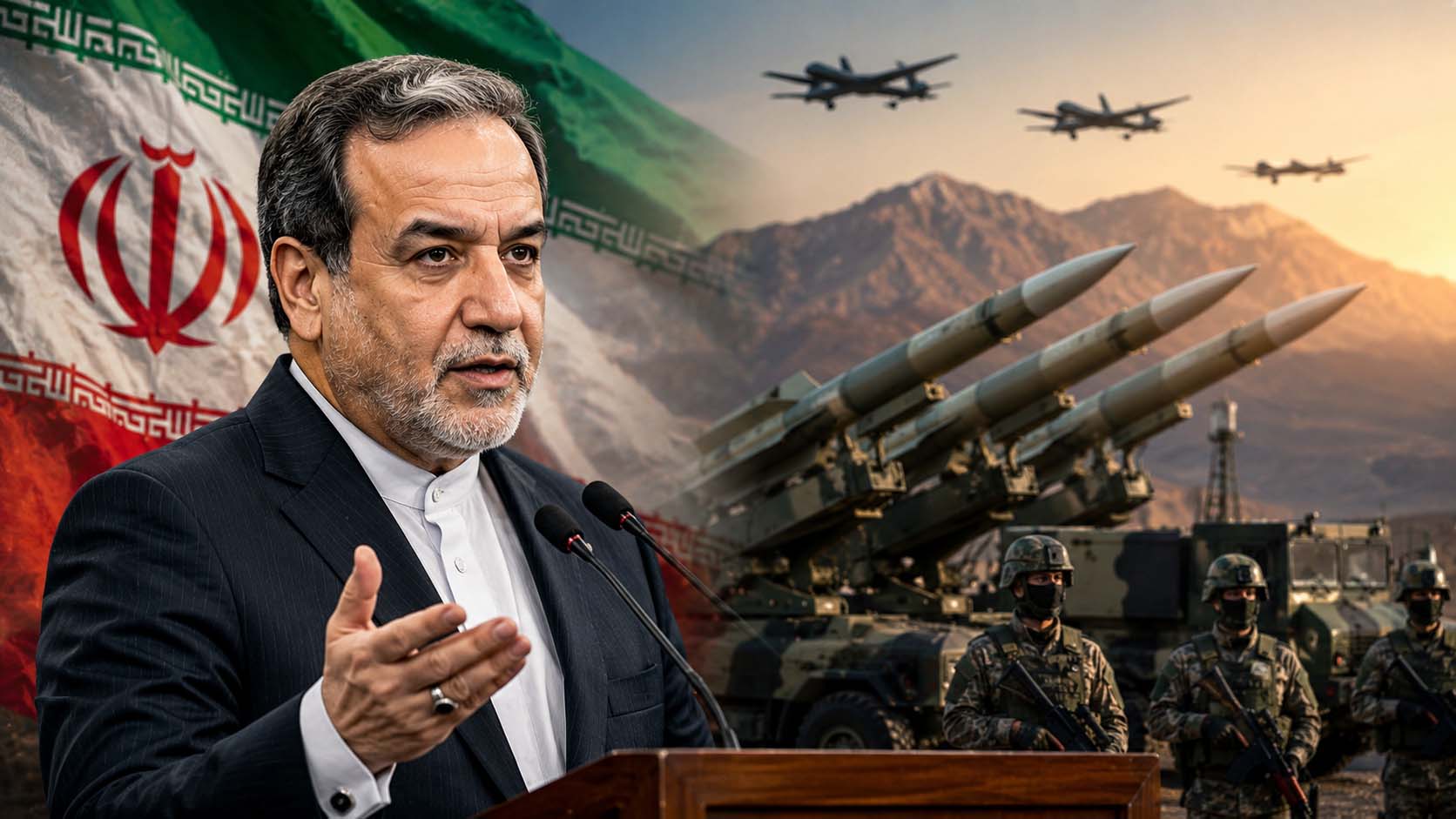 Iran Military Strength 2026 with Iranian officials discussing defense and regional security