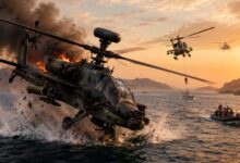 US Apache Helicopter Crash Near Strait of Hormuz with rescue operation underway in the Gulf region