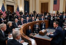 US Defense Secretary Pete Hegseth testifying before the Senate Appropriations Committee during a hearing on Pentagon funding and Middle East operations.
